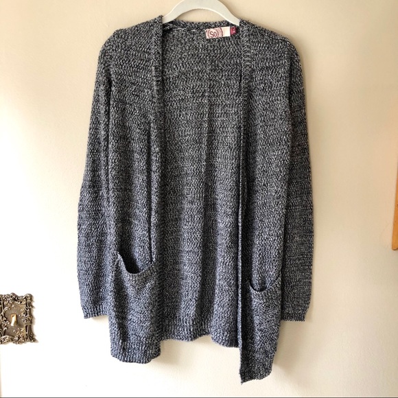 Sweaters - Dark gray cardigan